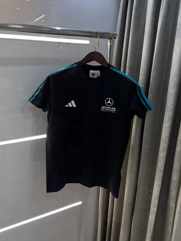 Adidas Black Printed Premium Classic T-Shirt