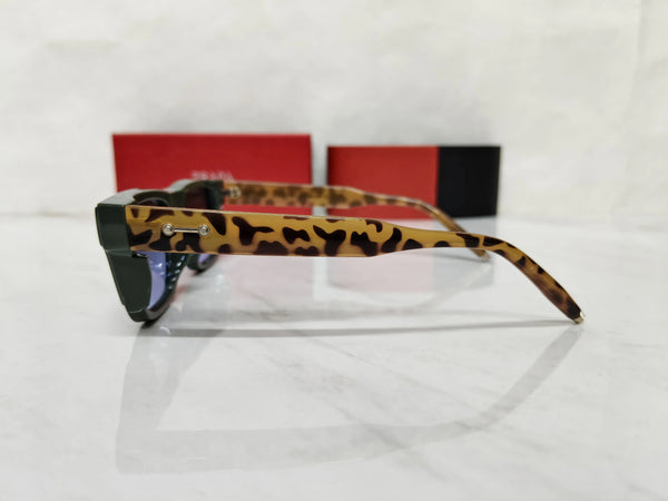PRADA 5502 OLIVE TORTOISE BLUE FULL METAL BODY AAA QUALITY