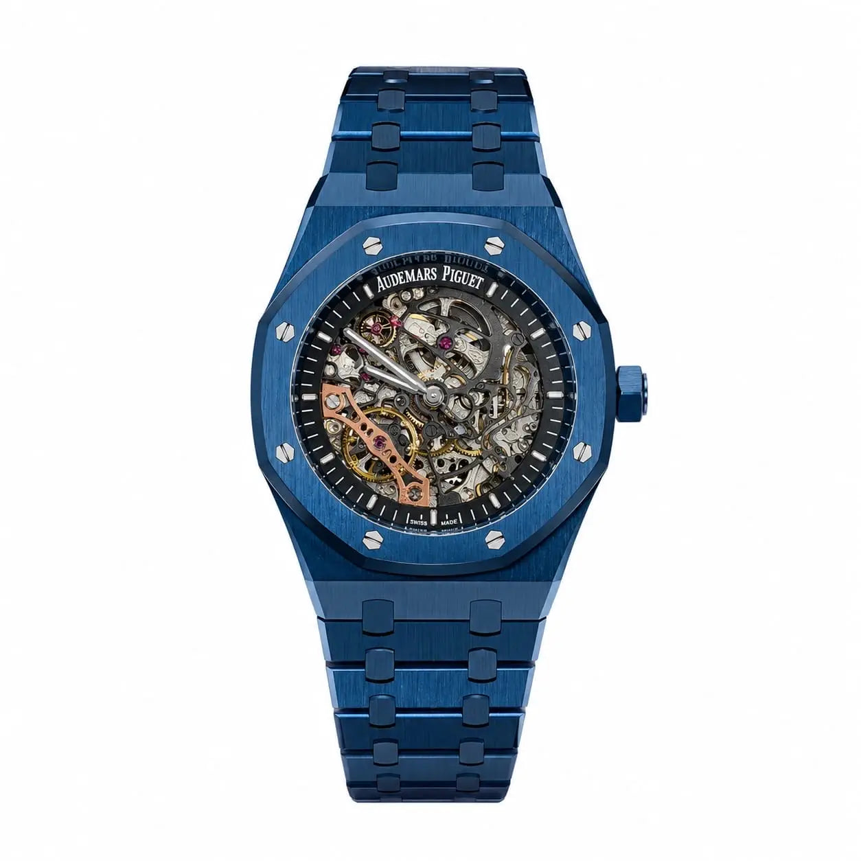 Audemar_s Piguet Skeleton Auto blue 185 Main image