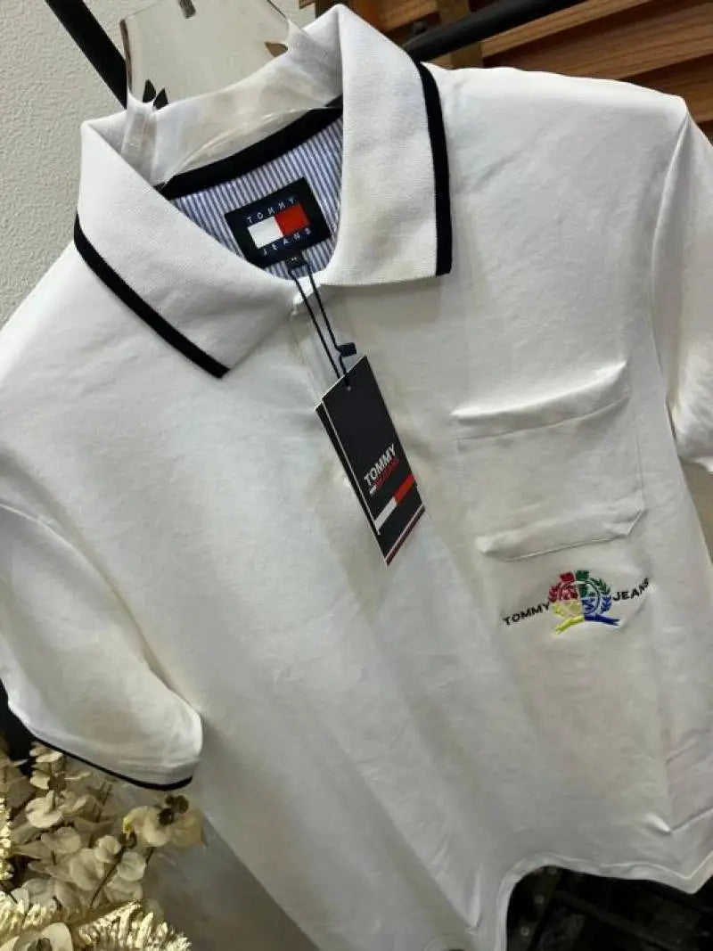Tommy Hulfige_r Imported Classic Premium Polo T-shirt (DN 529) Secondary image