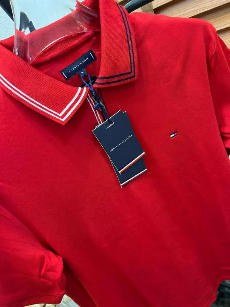 Tommy Hulfige_r Imported Classic Premium Polo T-shirt (DN 529)