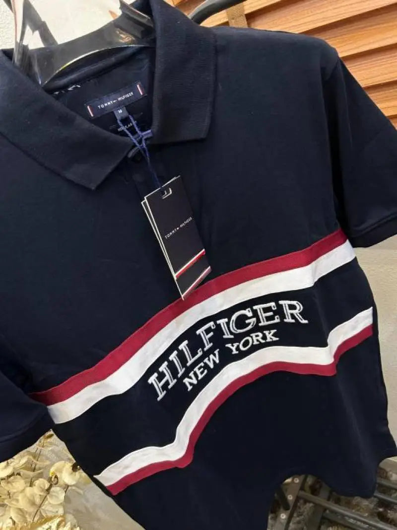 Tommy Hulfige_r Imported Classic Premium Polo T-shirt (DN 529) Secondary image