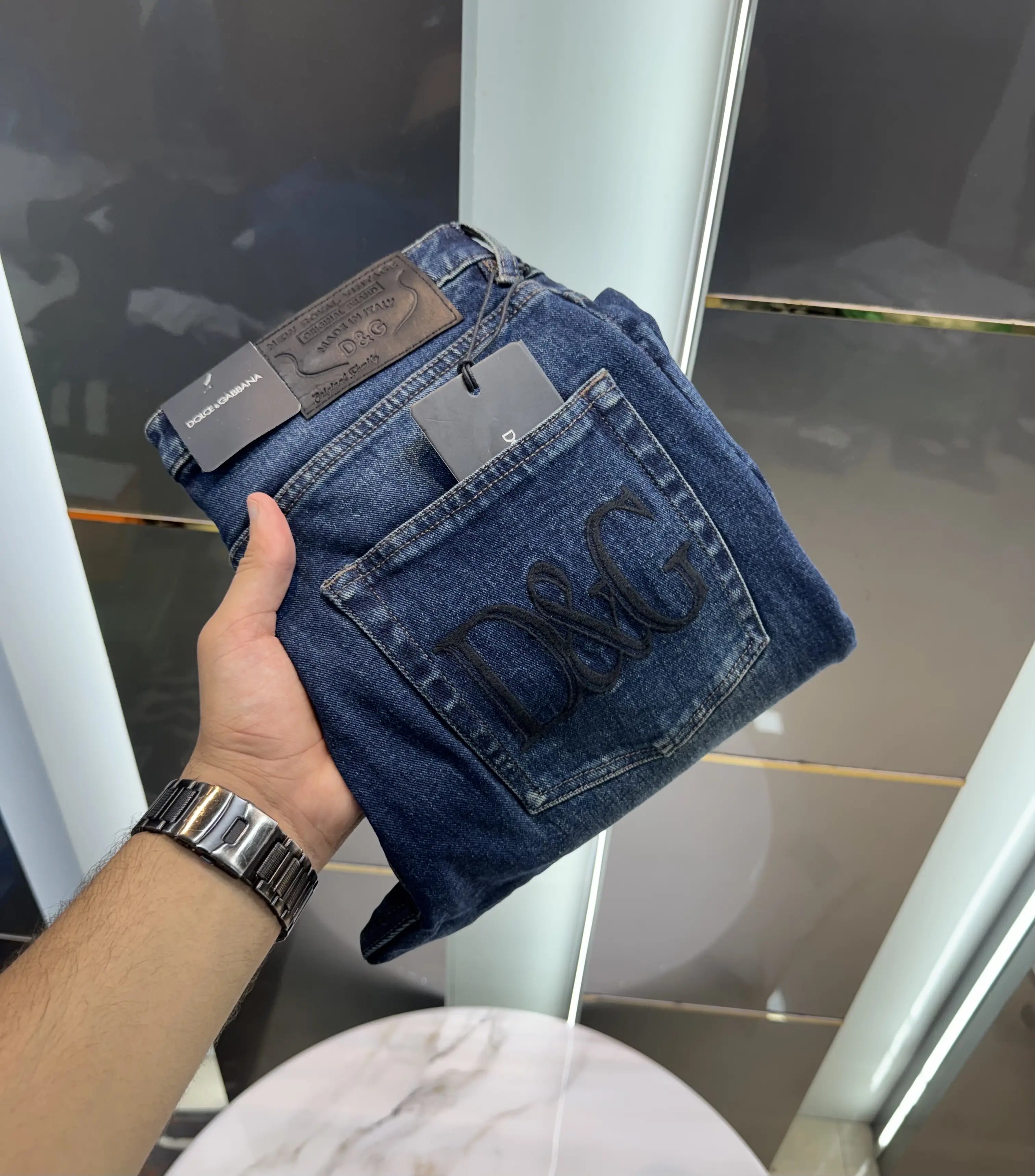 Dolce&Gabbana Greenish Imported Premium Denim Secondary image