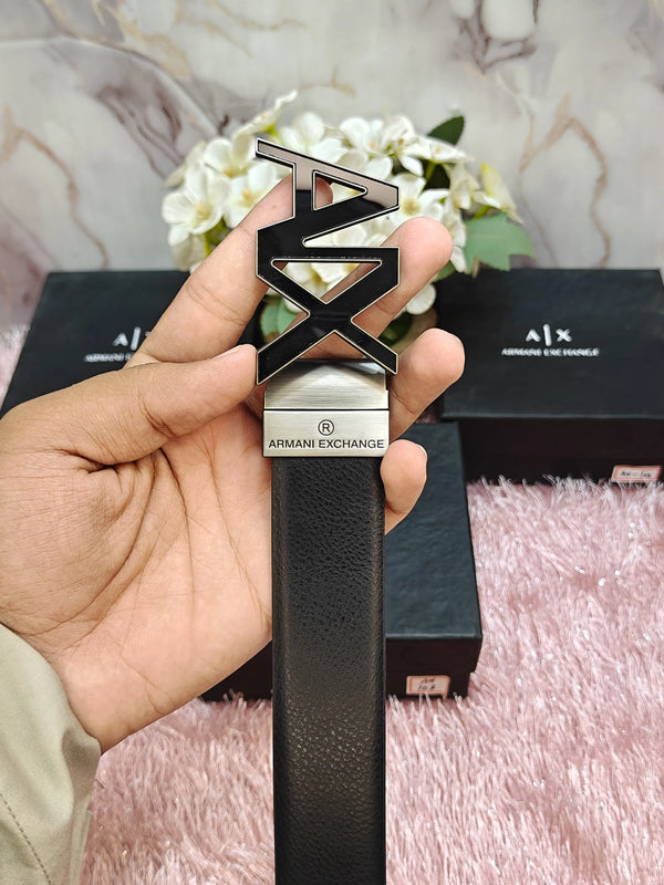 Ax ARmAnI EXCHANGE PREMIUM QUALITY REVERSEABLE BELT WITH OG BOX AX-111