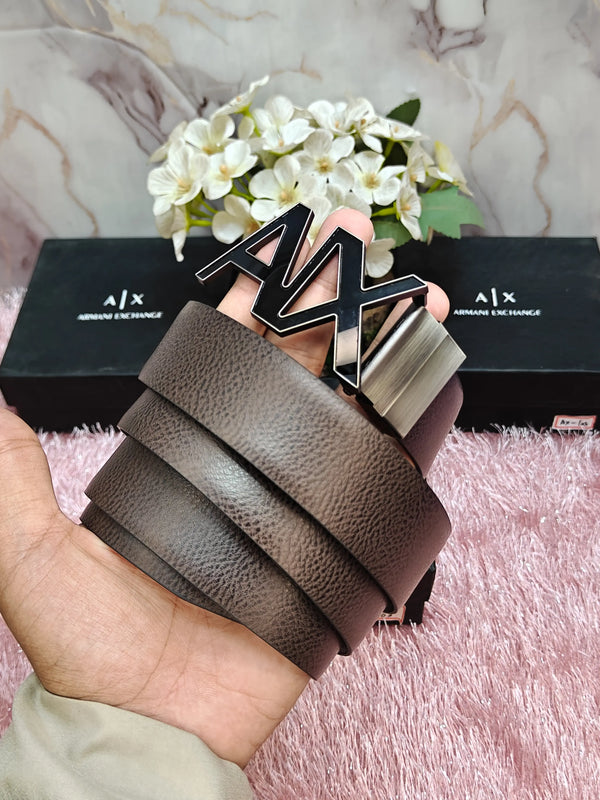 Ax ARmAnI EXCHANGE PREMIUM QUALITY REVERSEABLE BELT WITH OG BOX AX-111