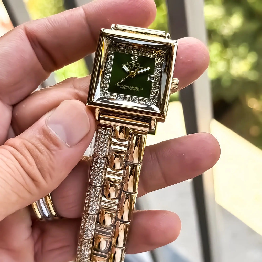 ROLEX_LADIES_GOLD-GREEN