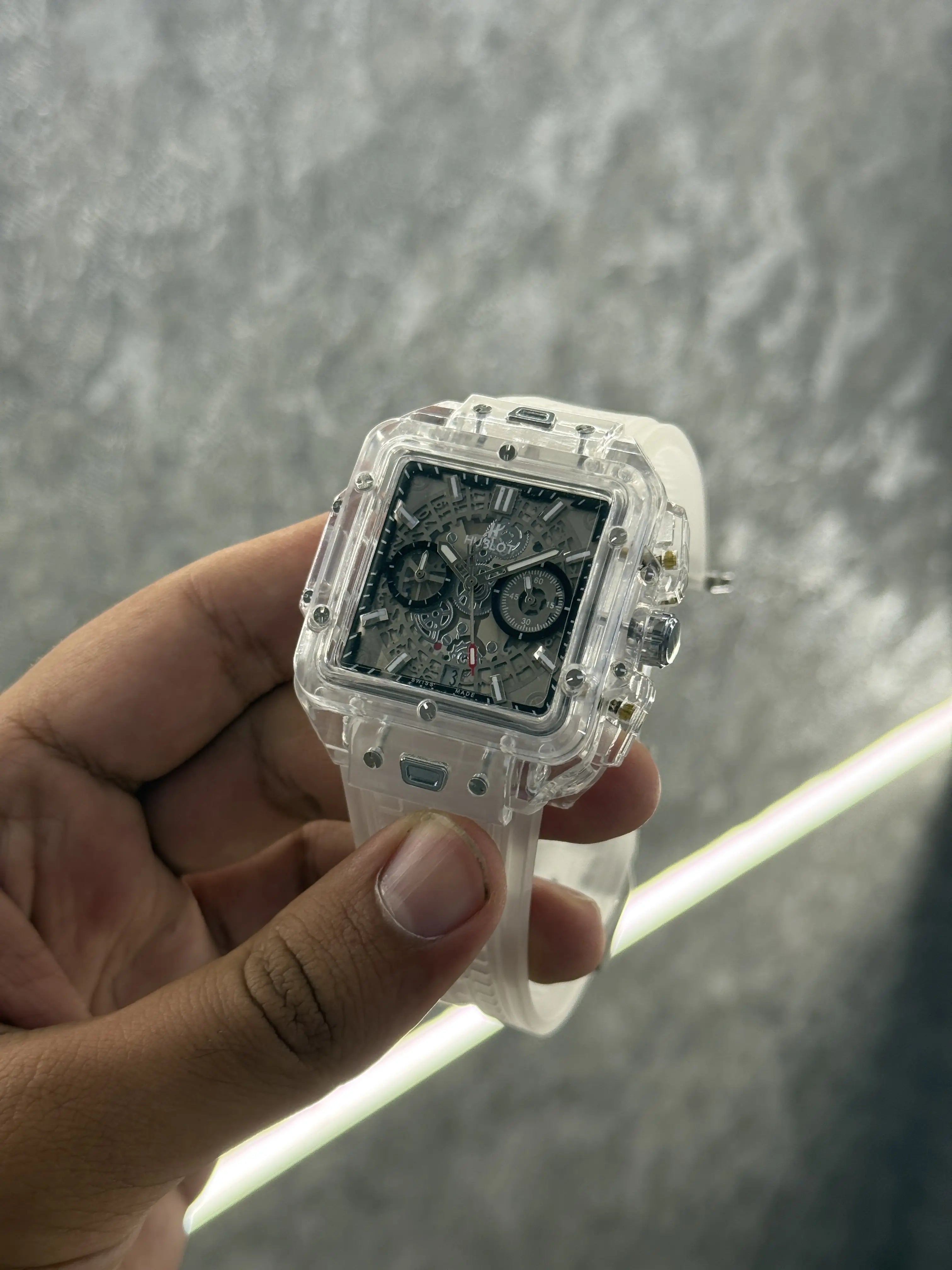 Hublot Bigbang Unico Square Transparent All Working 004 Main image