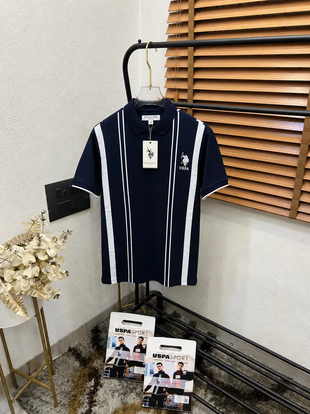 U.S. Polo Assn. Imported Cotton Polo T-shirt (DN 638) Main image