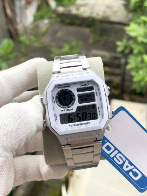 Casio AE1200 illuminator metal