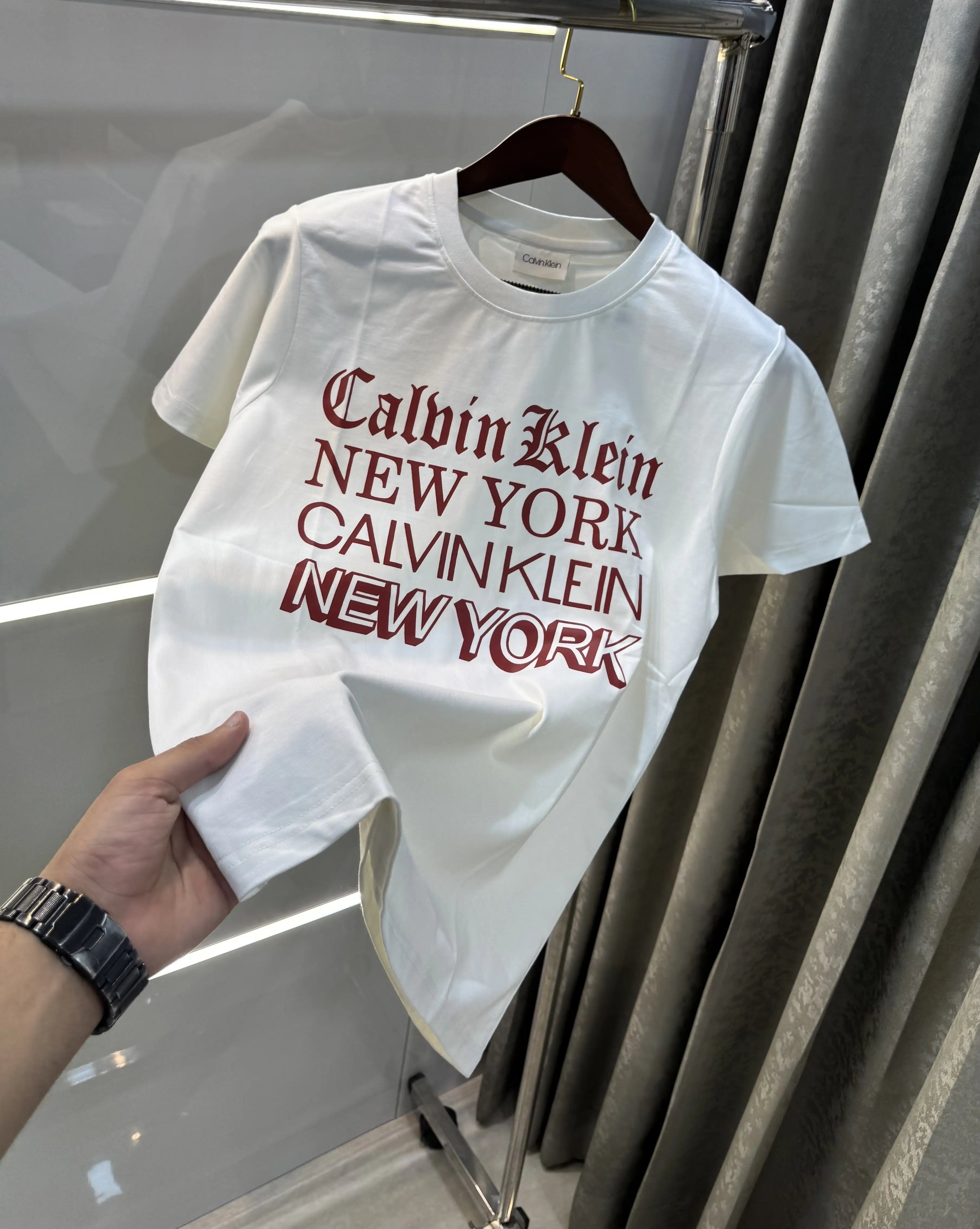 Calvin Klein White Logo Work Premium T-Shirt Main image