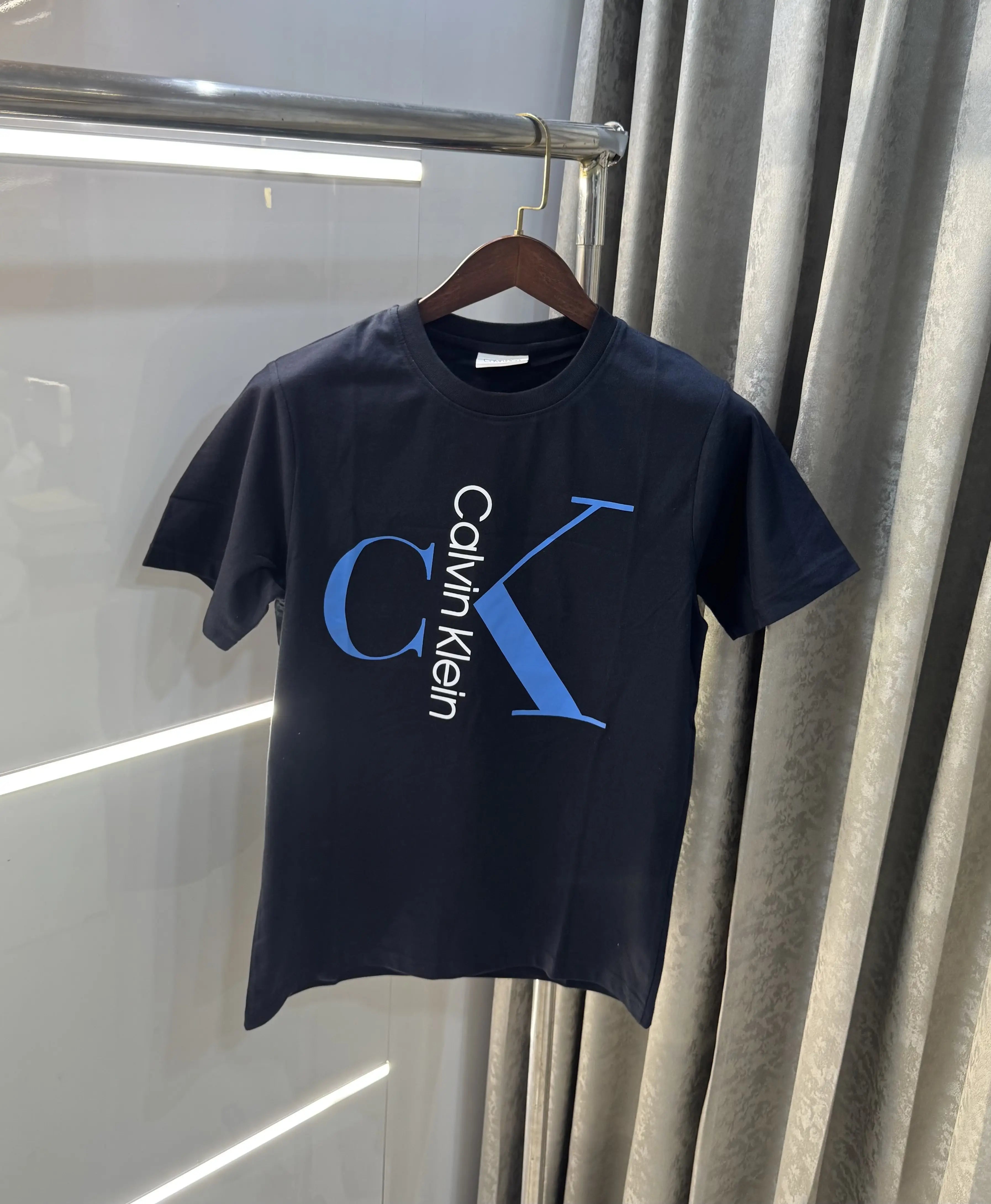 Calvin Klein Navy Blue Logo Work Premium T-Shirt Secondary image
