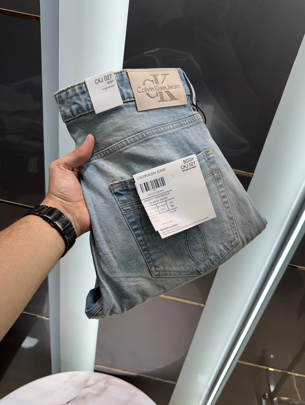 Calvin Klein Greenish Imported Premium Denim
