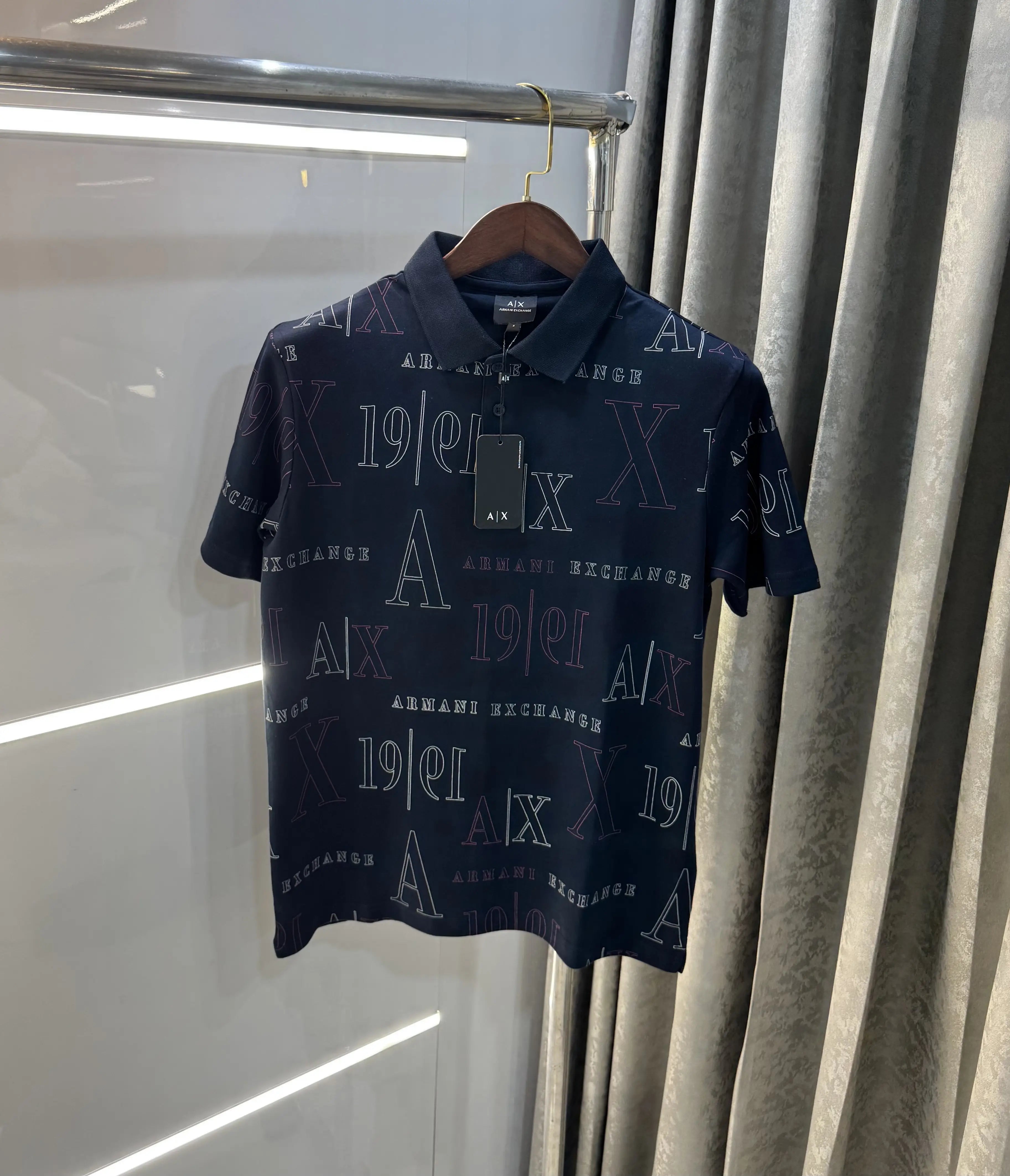 Arman i Exchange Navy Blue Premium Polo T-Shirt