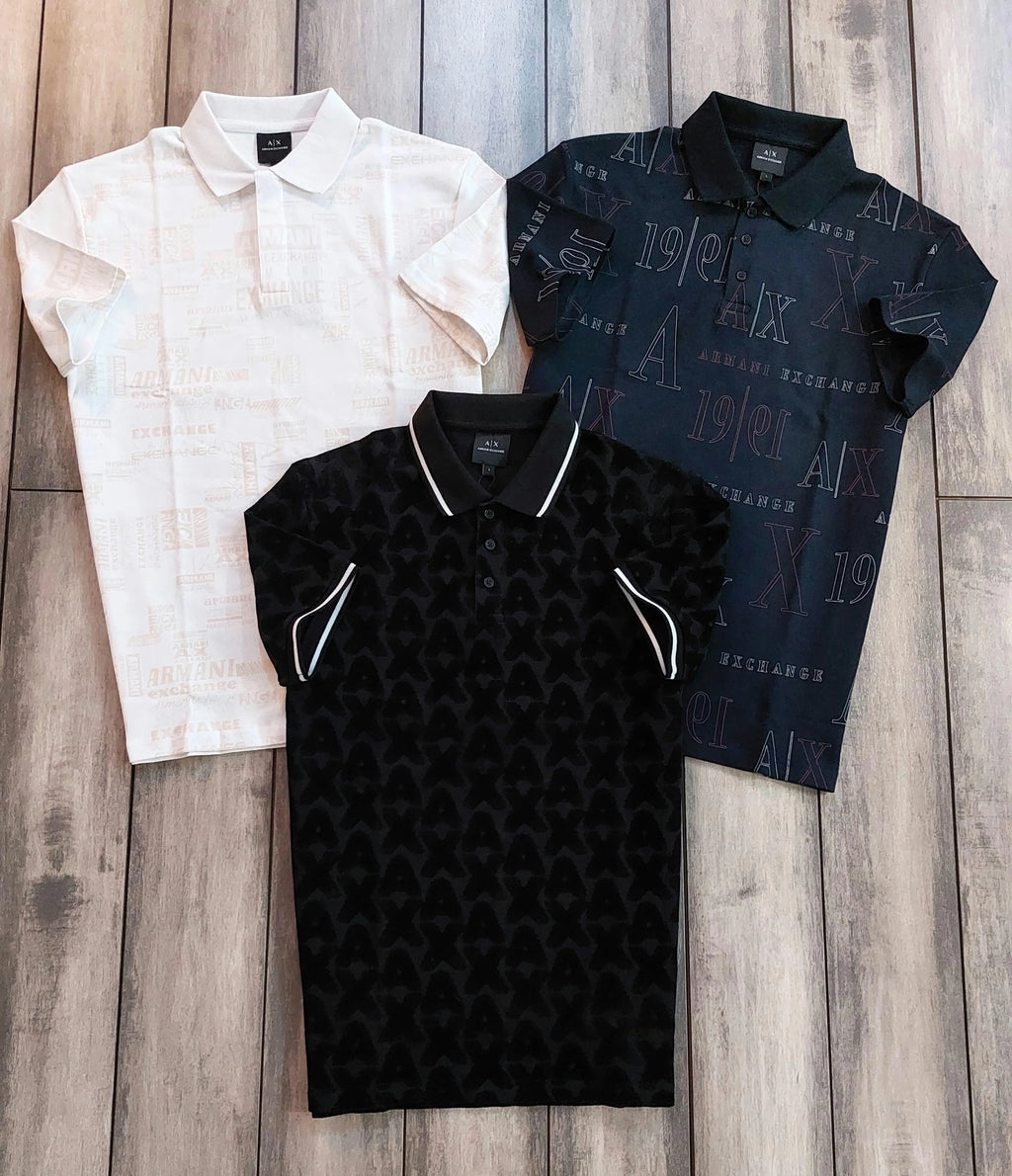 Arman i Exchange Black Monogram Premium Polo T-Shirt