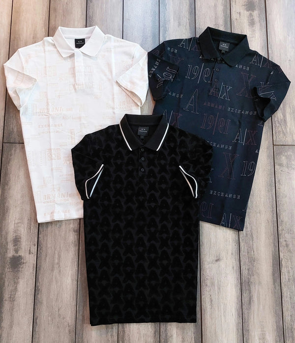 Arman i Exchange Black Monogram Premium Polo T-Shirt