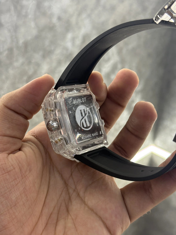 Hublot Bigbang Unico Square Transparent All Working 003