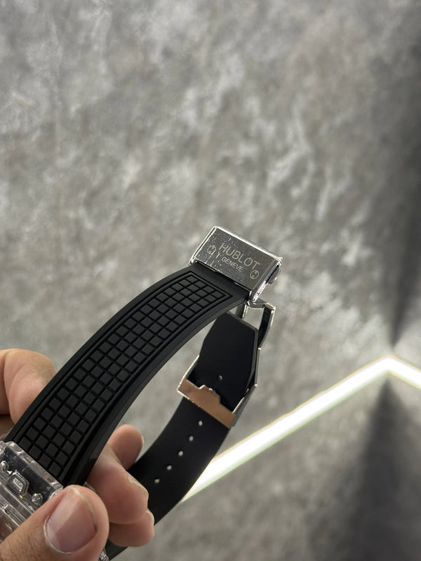 Hublot Bigbang Unico Square Transparent All Working 003
