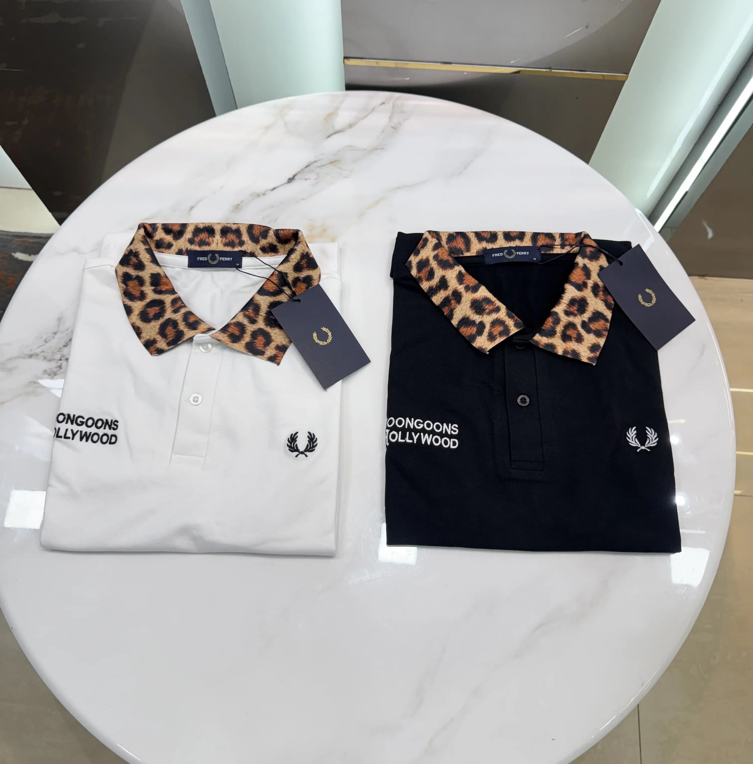 Fredperry White Embroidery Logo Premium Polo T-Shirt Secondary image