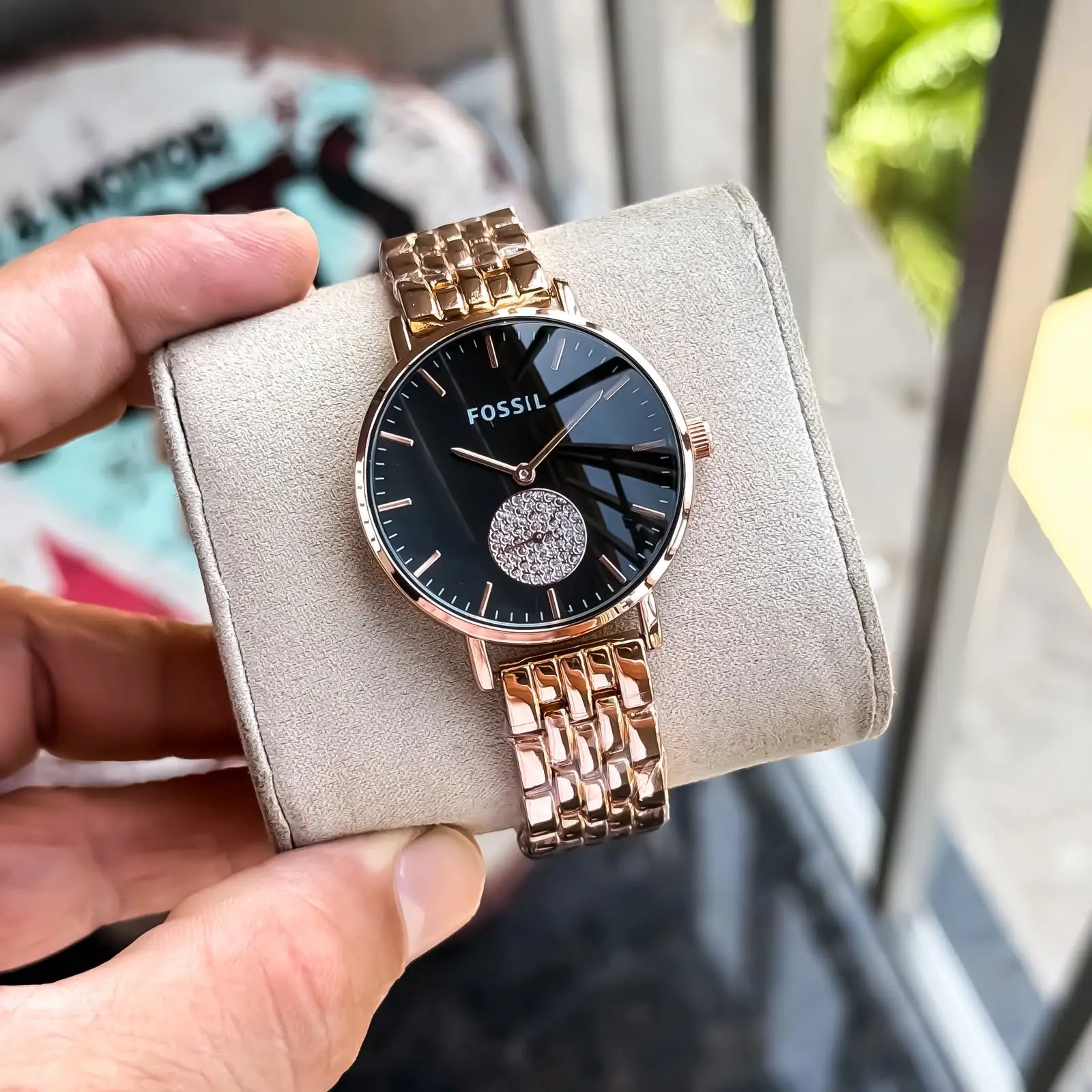 FOSSIL_LADIES_ROSE_BLACK