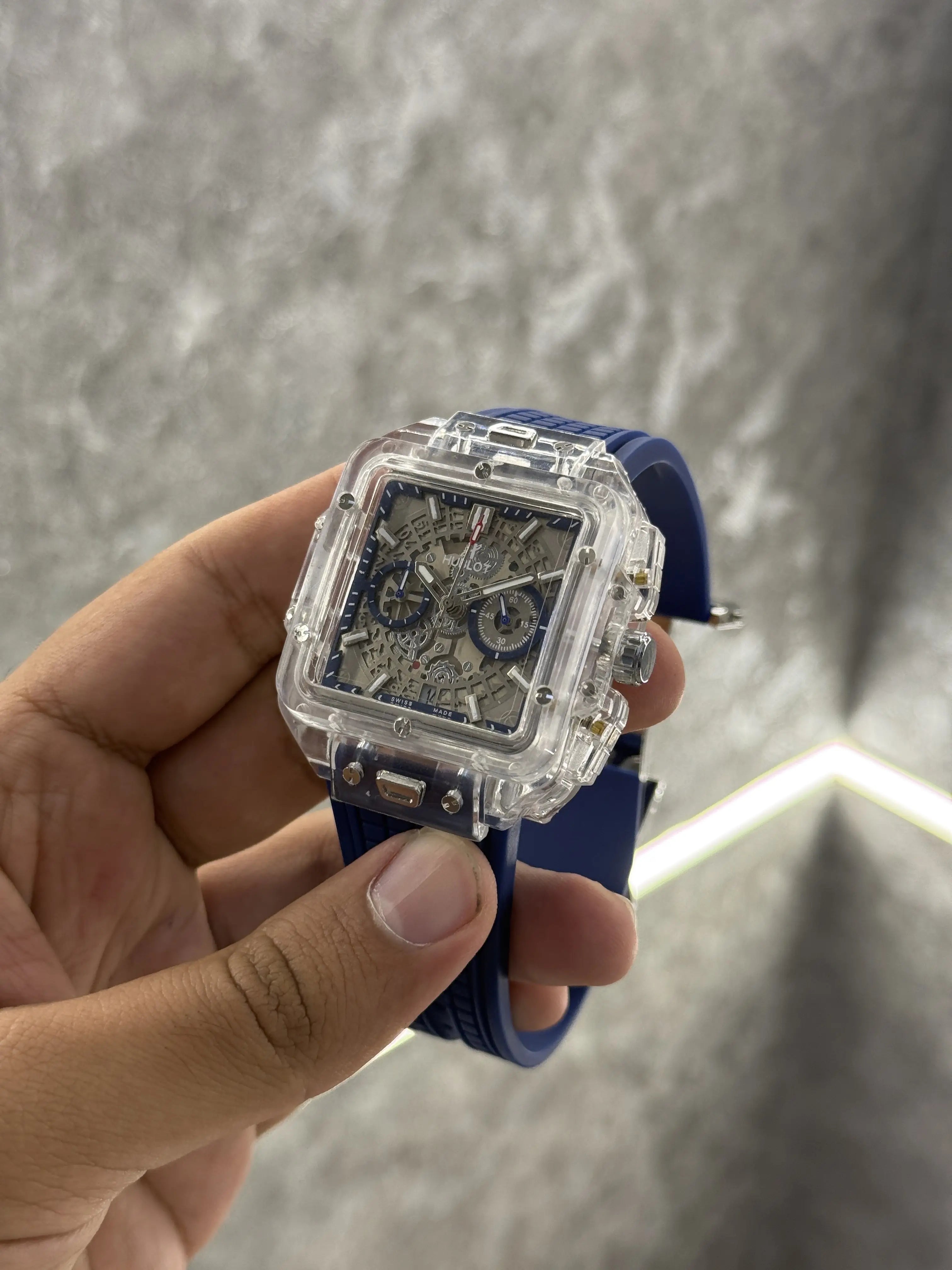 Hublot Bigbang Unico Square Transparent All Working 002 Main image