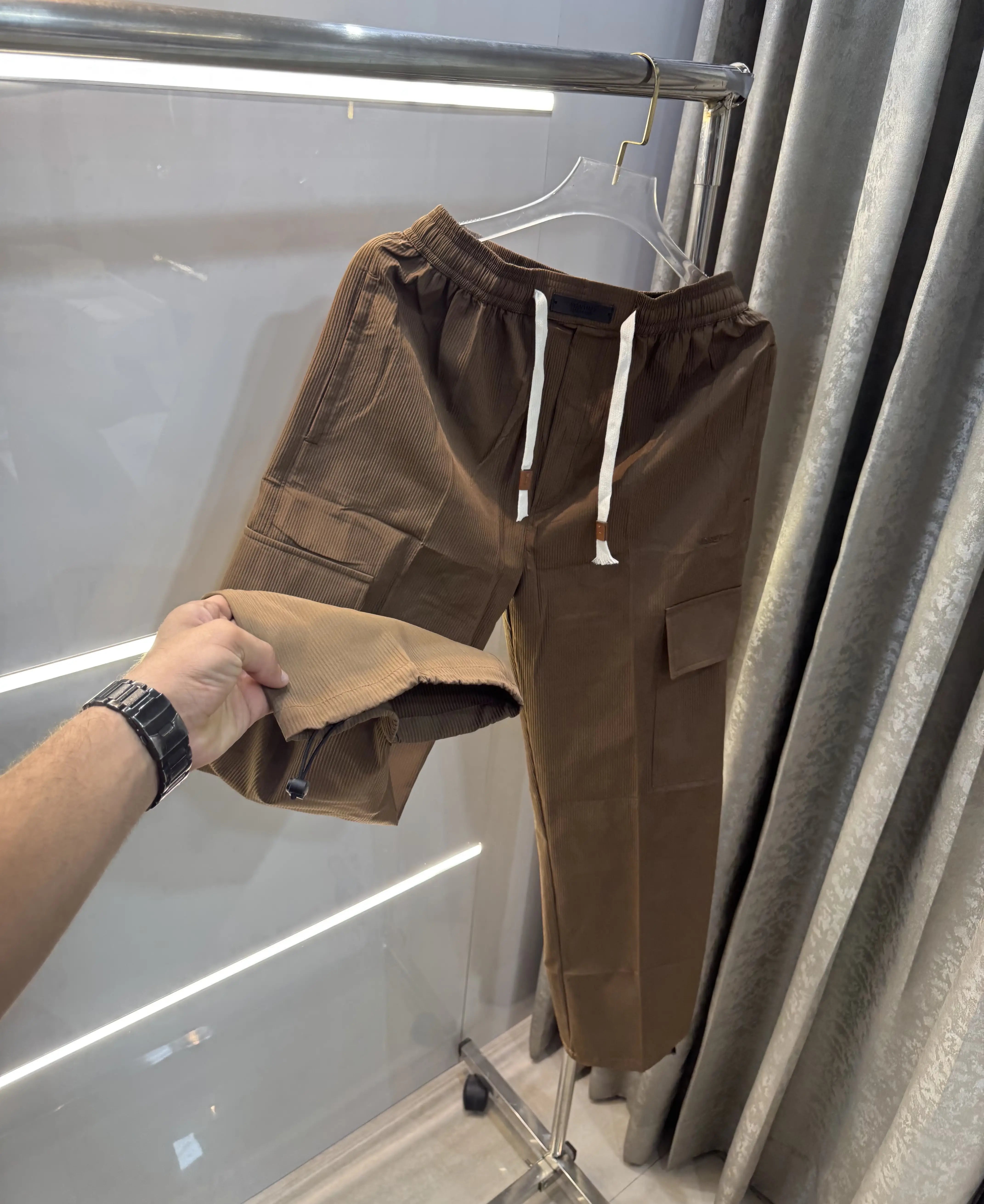 Essential Fear Of God Brown Imported Premium Trackpant Main image