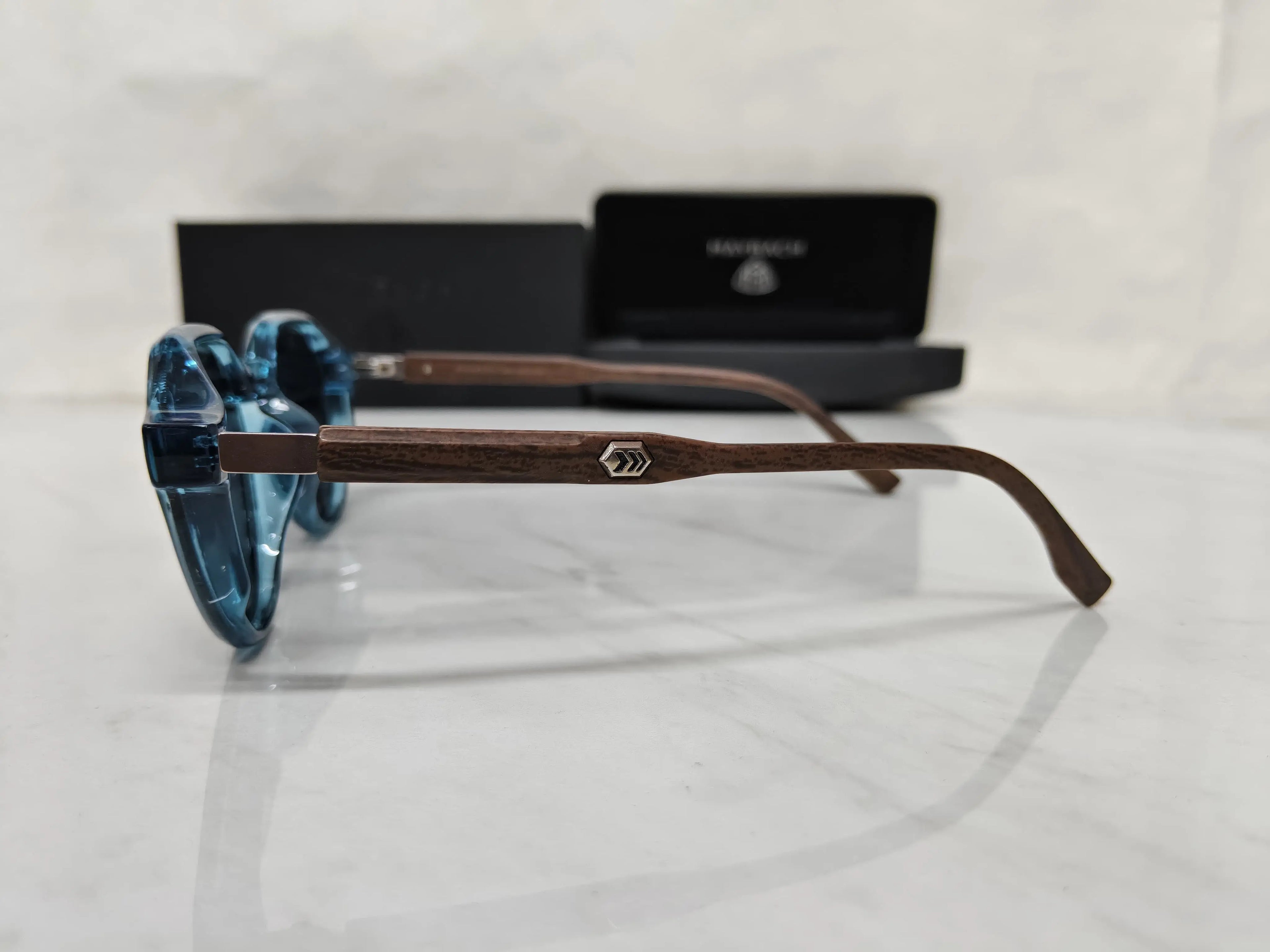 MAY BACH 10070 AQUA BLUE BROWN