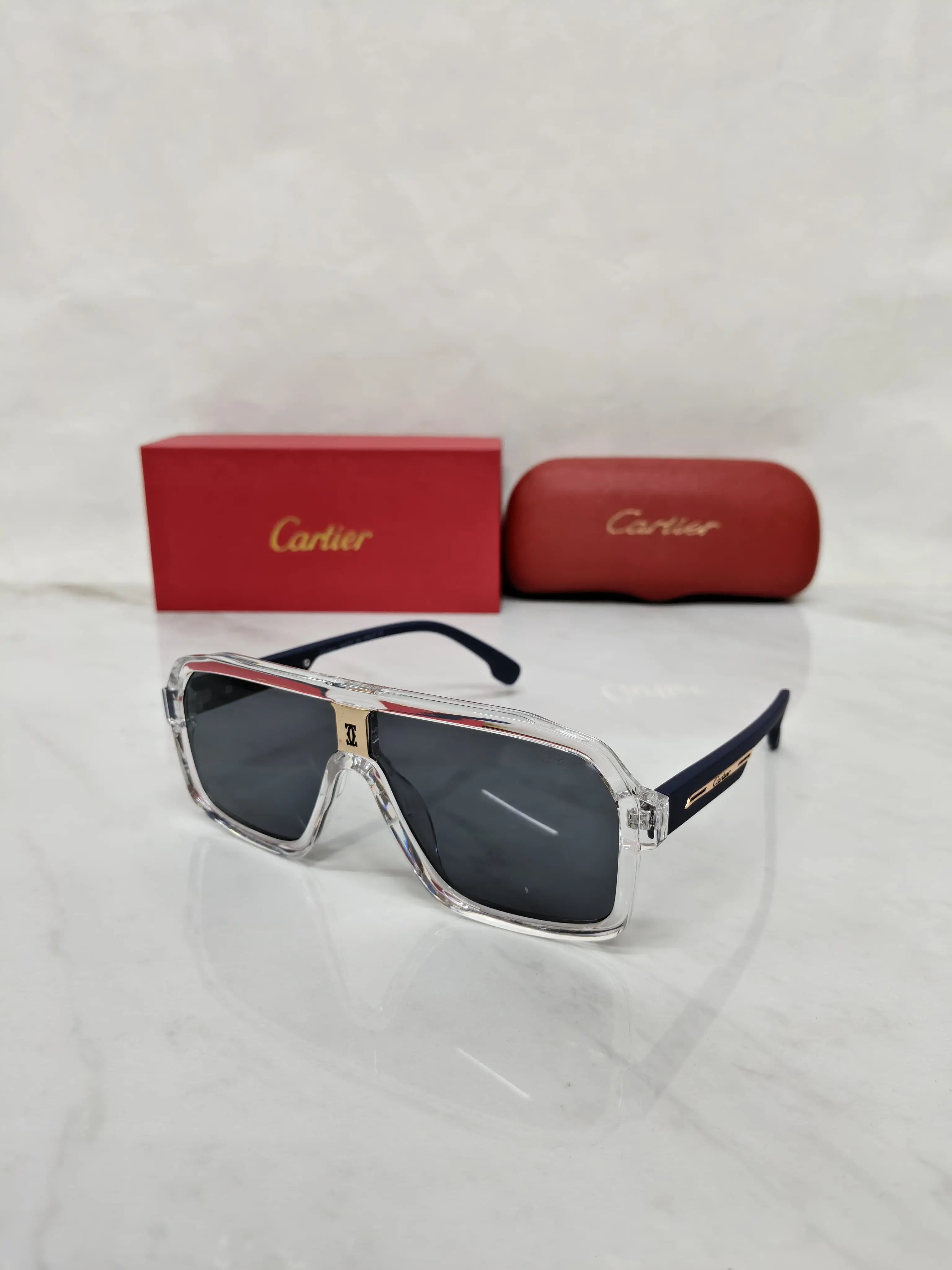 CARTIER 18518 CRYSTAL SMOKE BLUE