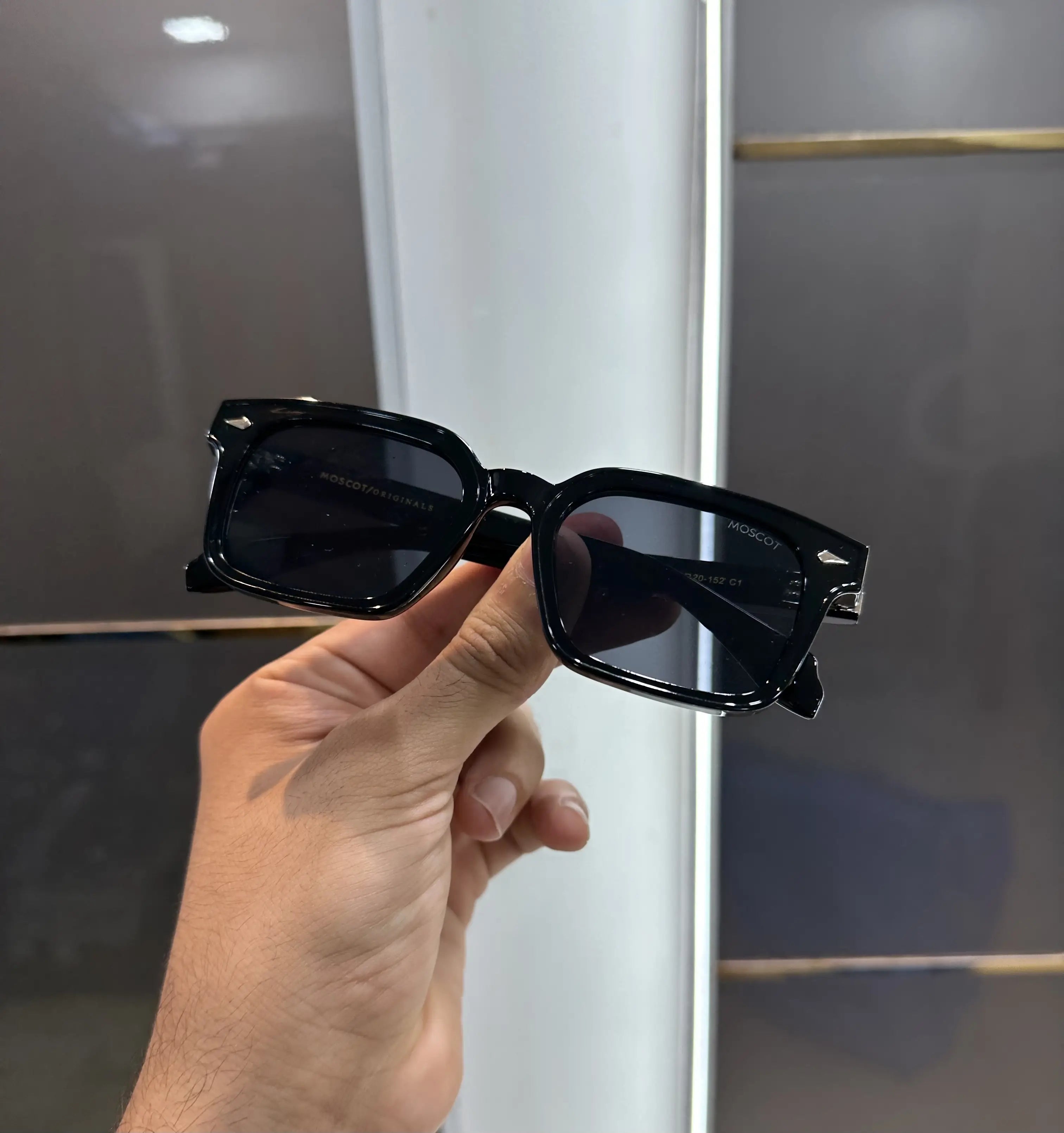 Moscot All Black Premium Shades 1248
