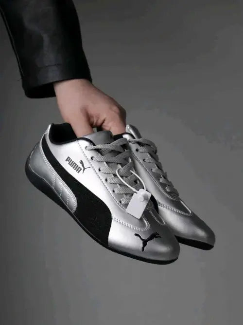 Pumaa Speedcat Metallic Silver Black Main image
