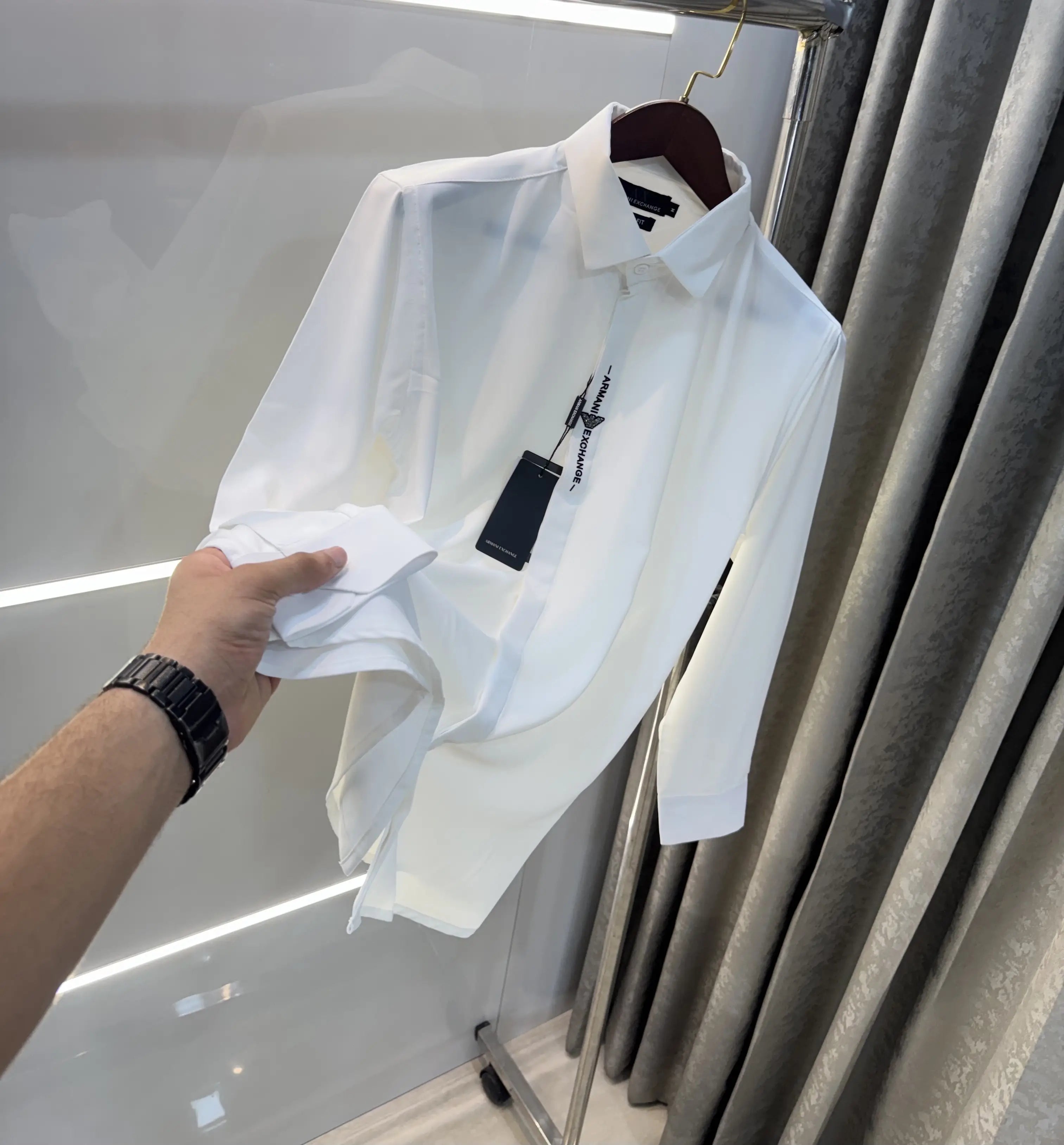 Arman i Exchange White Designer Imported Shirt