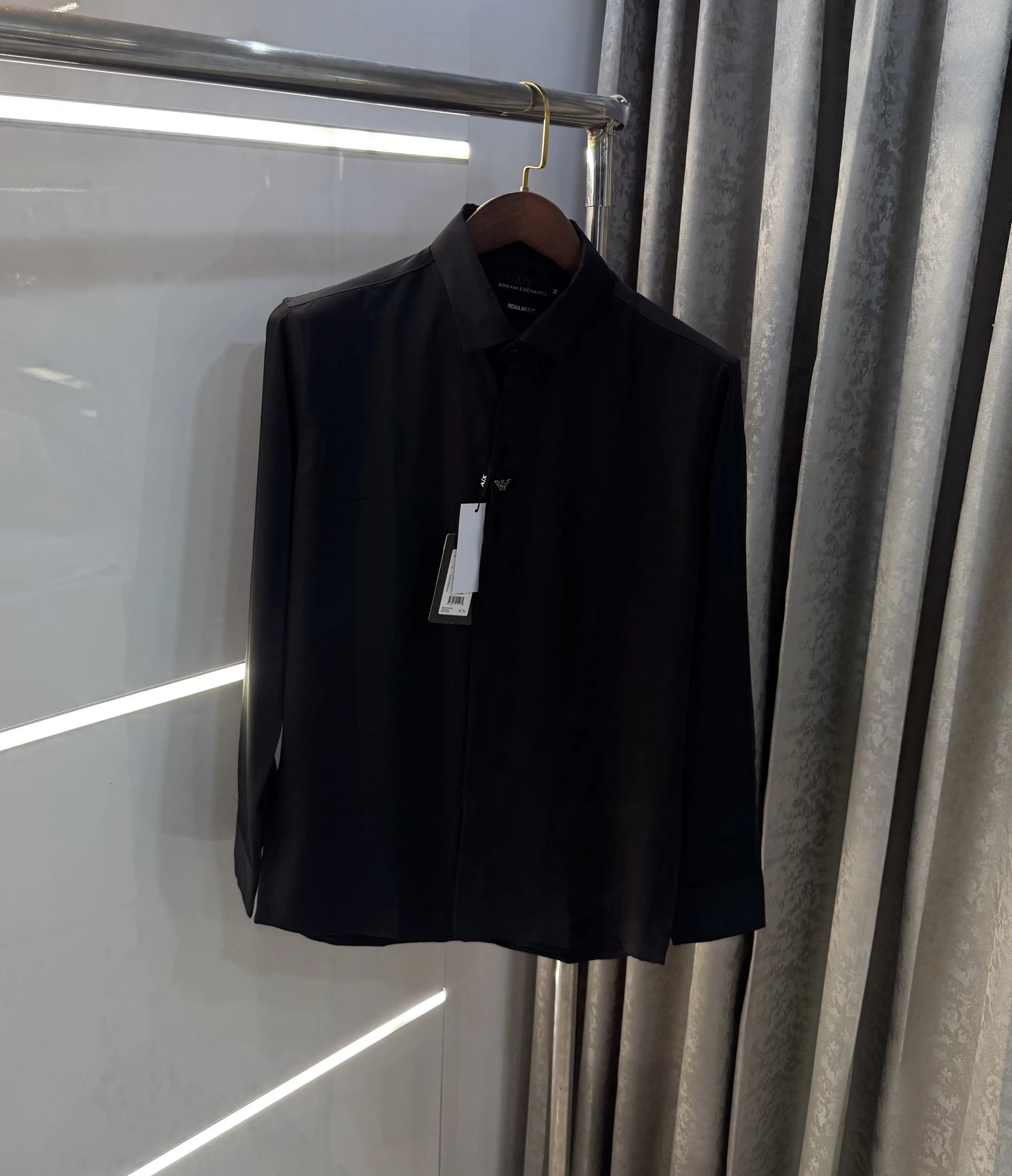 Arman i Exchange Black Designer Imported Shirt Secondary image
