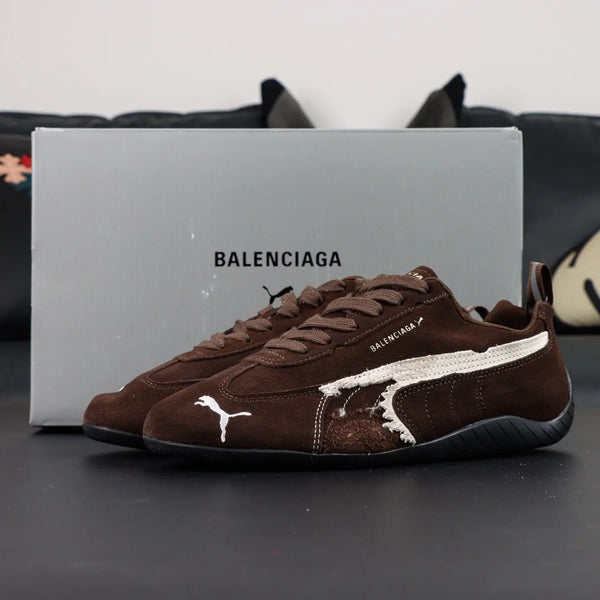 Balenciagaa X Pumaa Speedcat Brown (391