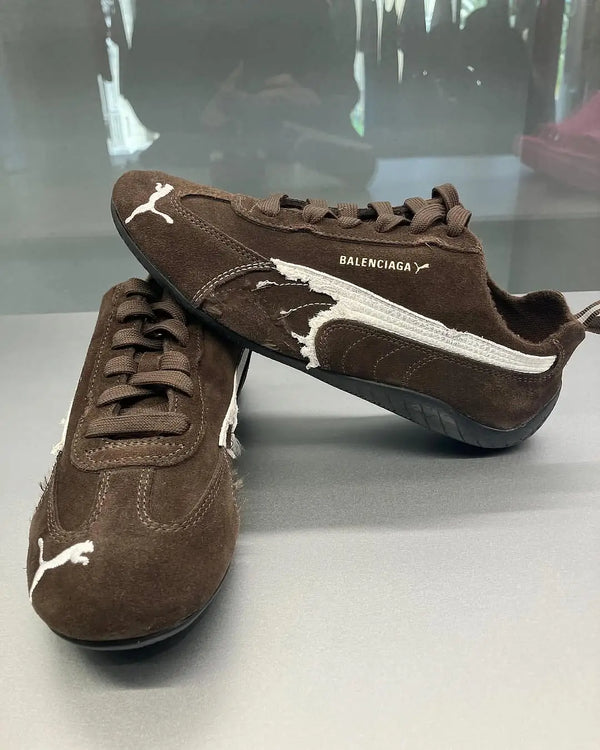 Balenciagaa X Pumaa Speedcat Brown (391