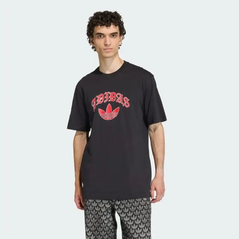 Adidas Black Printed Premium Classic T-Shirt Main image