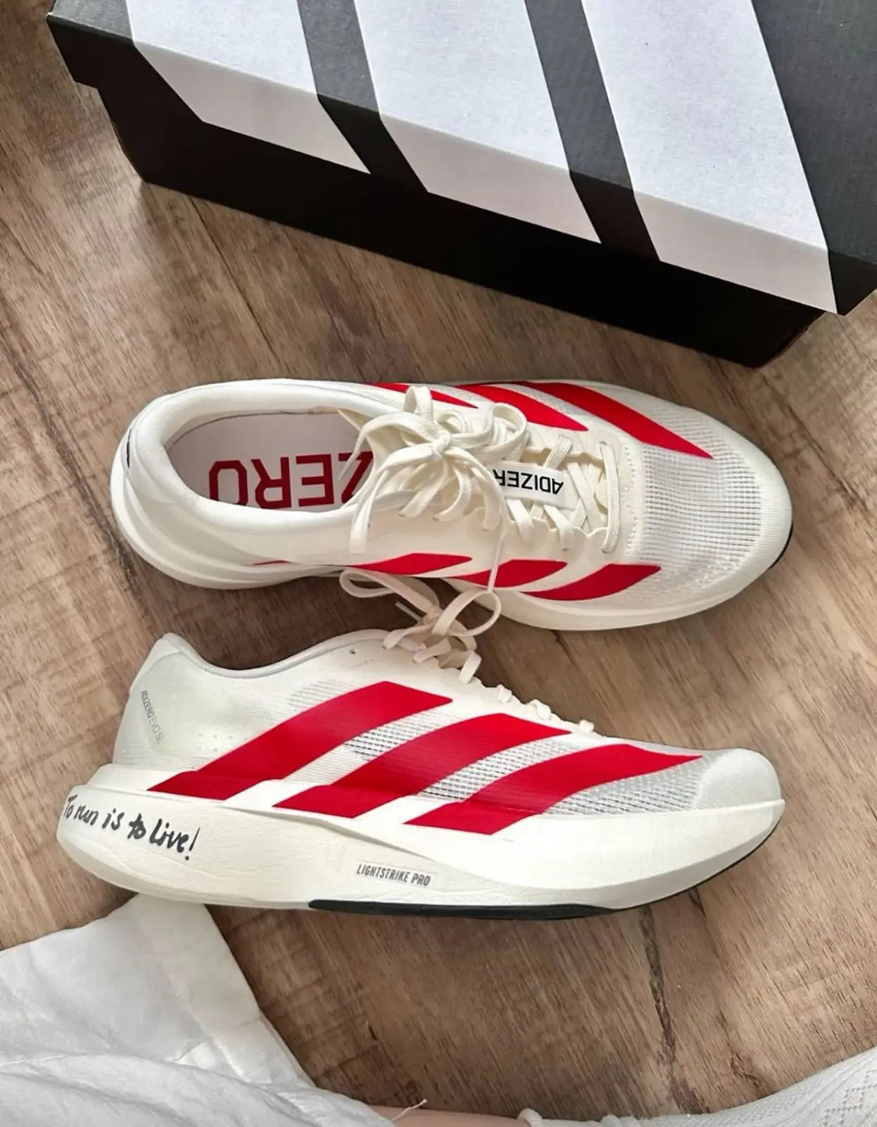 Adidass Adizero Evo Sl White Red (400 Main image