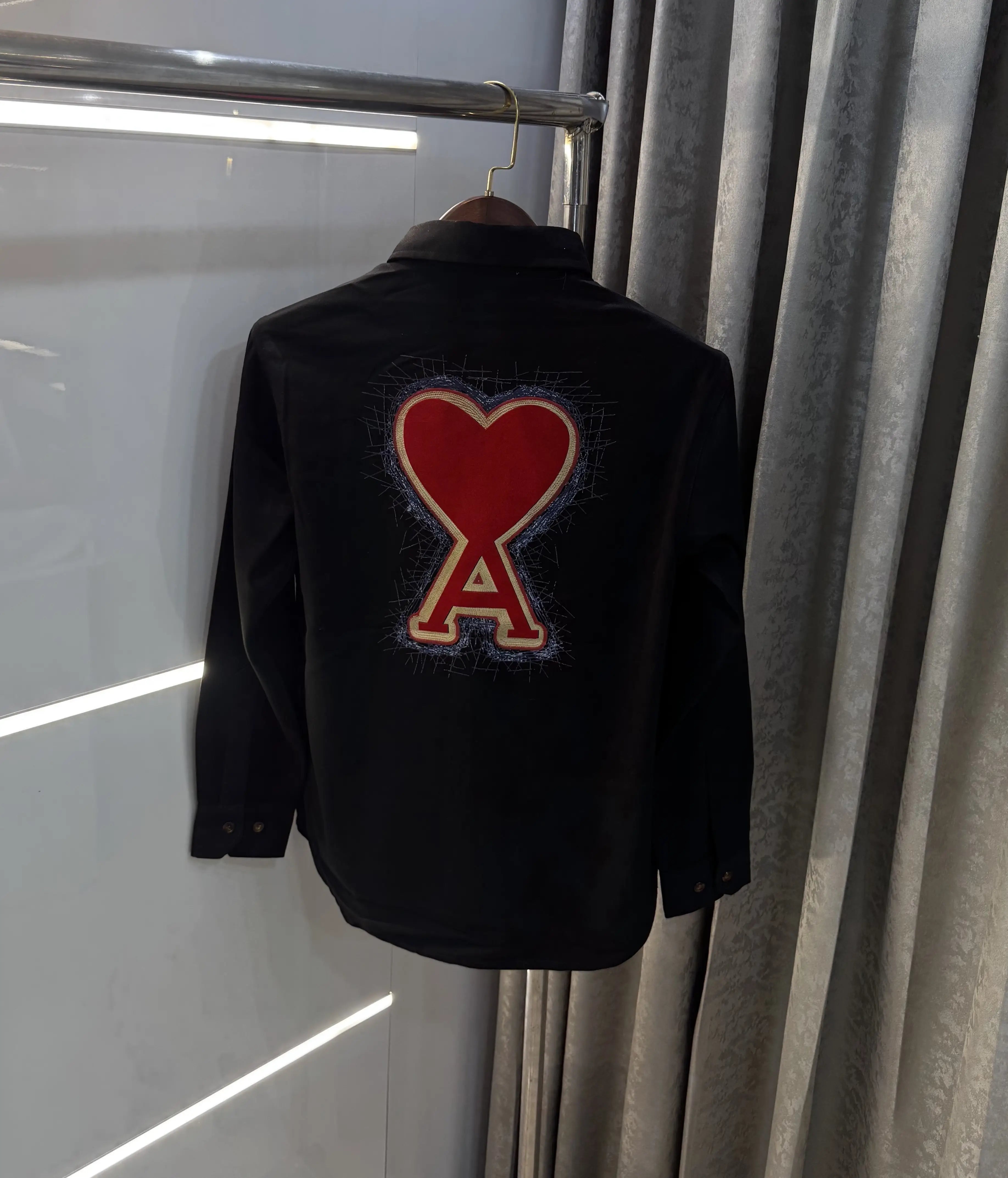 Ami Paris Black Designer Imported Shirt Main image
