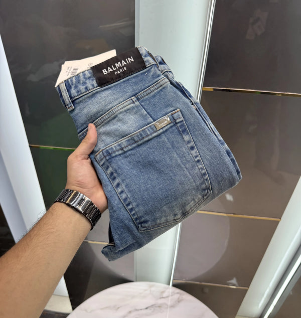 Balmain Paris new vintage Imported Premium Denim