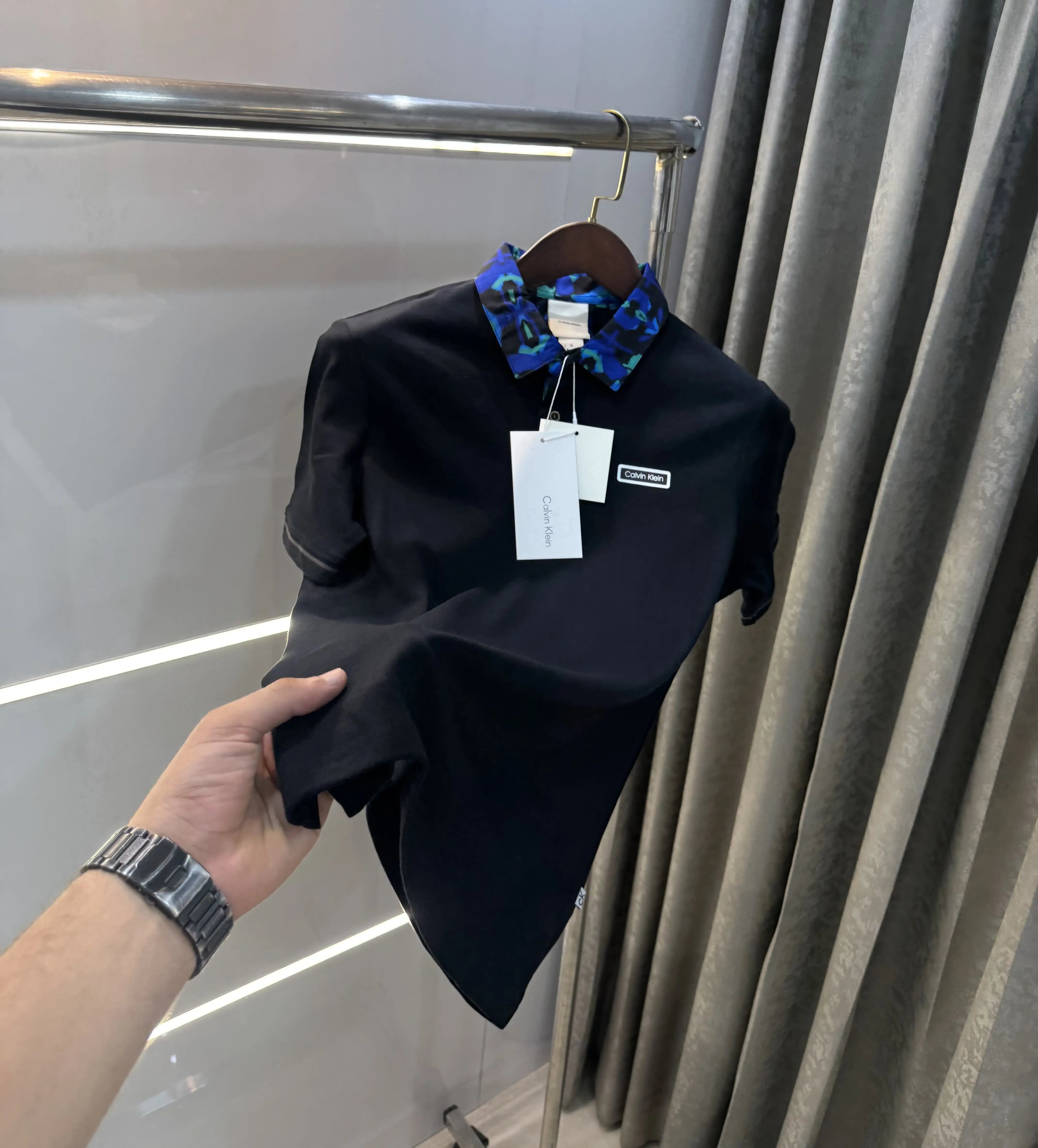 Calvin  Klein Black Premium Polo T-Shirt Secondary image