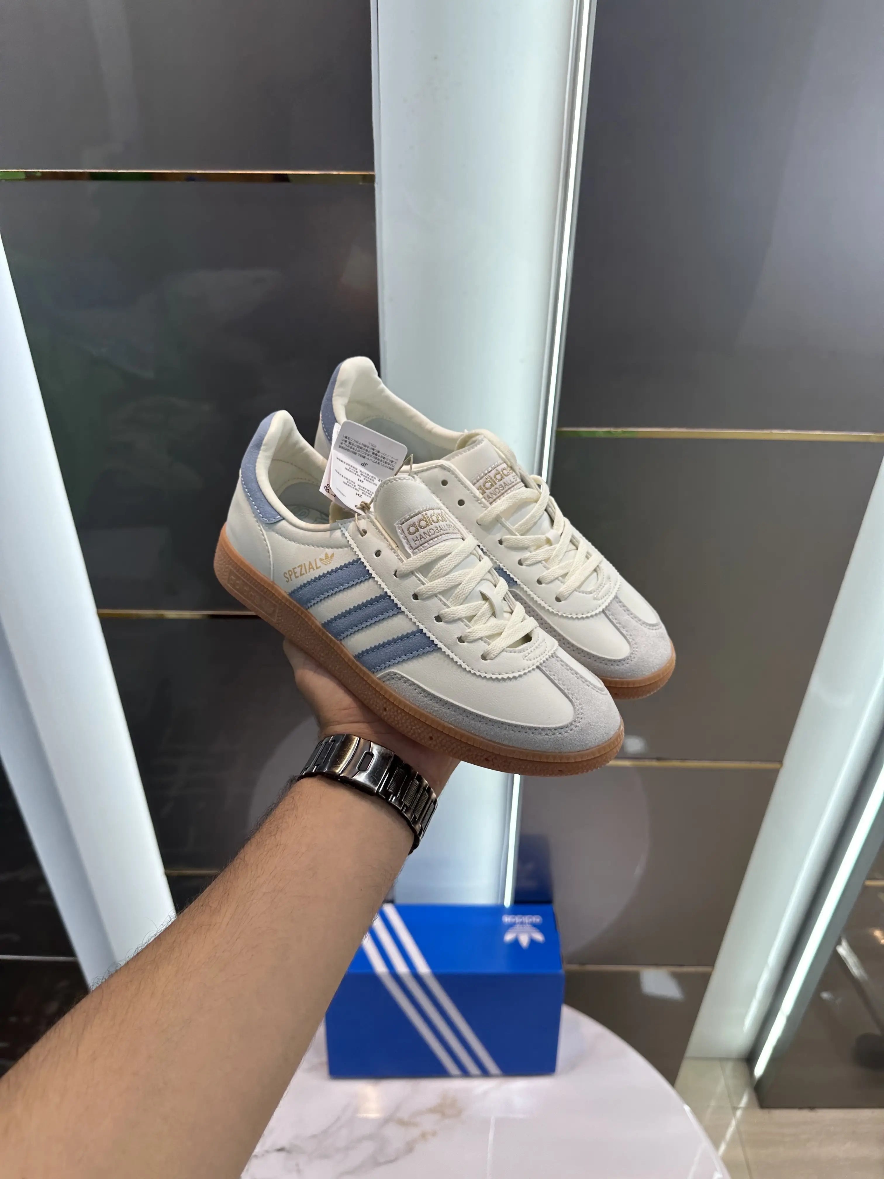 Adidas_Handball Spezial White Blue Sneaker
