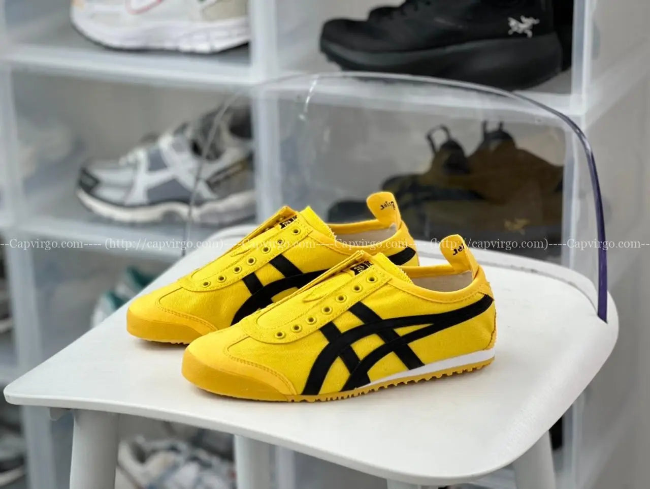 *Onitsuka Tiger Mexico 66 Slip On Yellow Black Fix 145 Secondary image