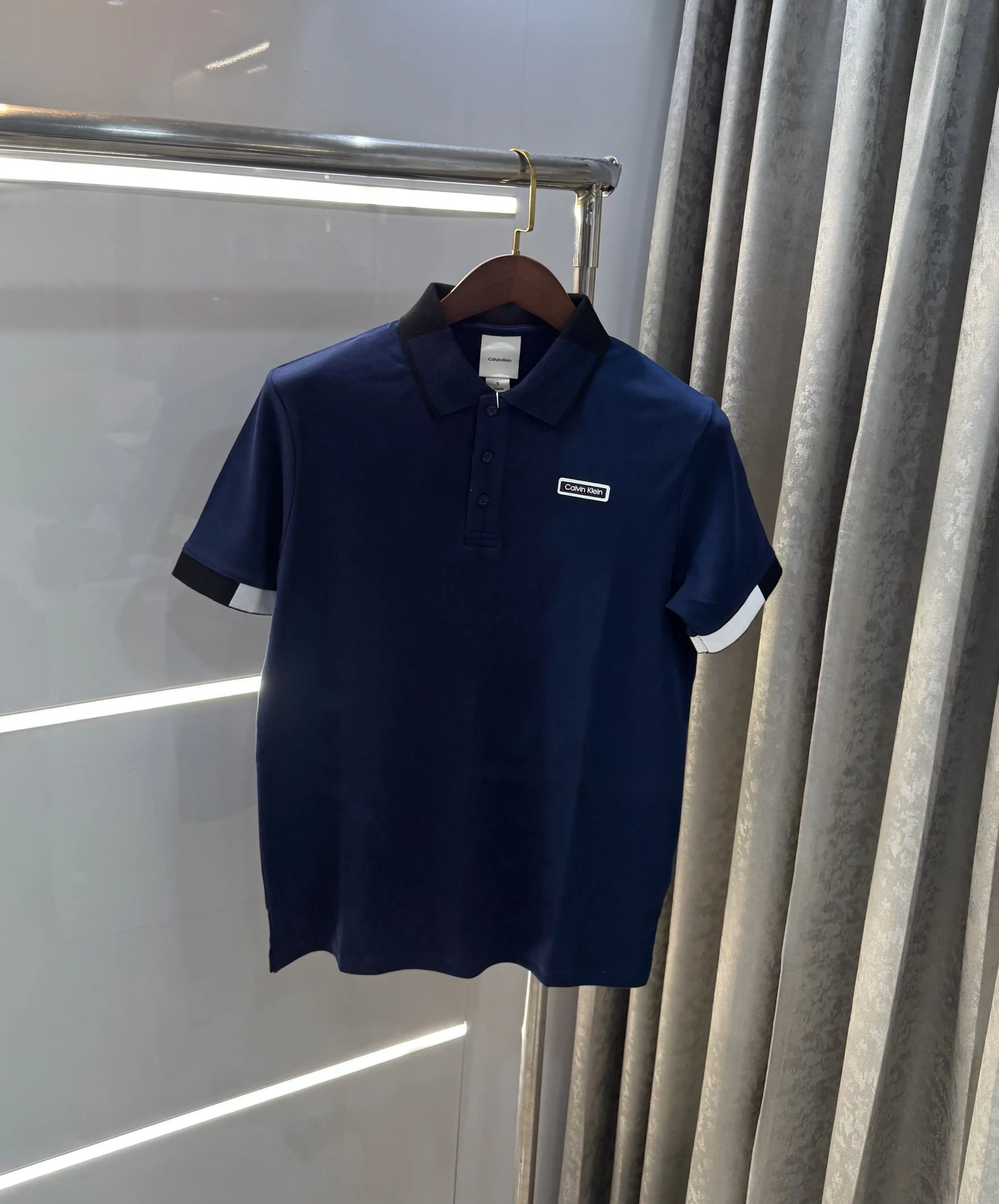 Calvin  Klein Petrol Blue Premium Polo T-Shirt Secondary image