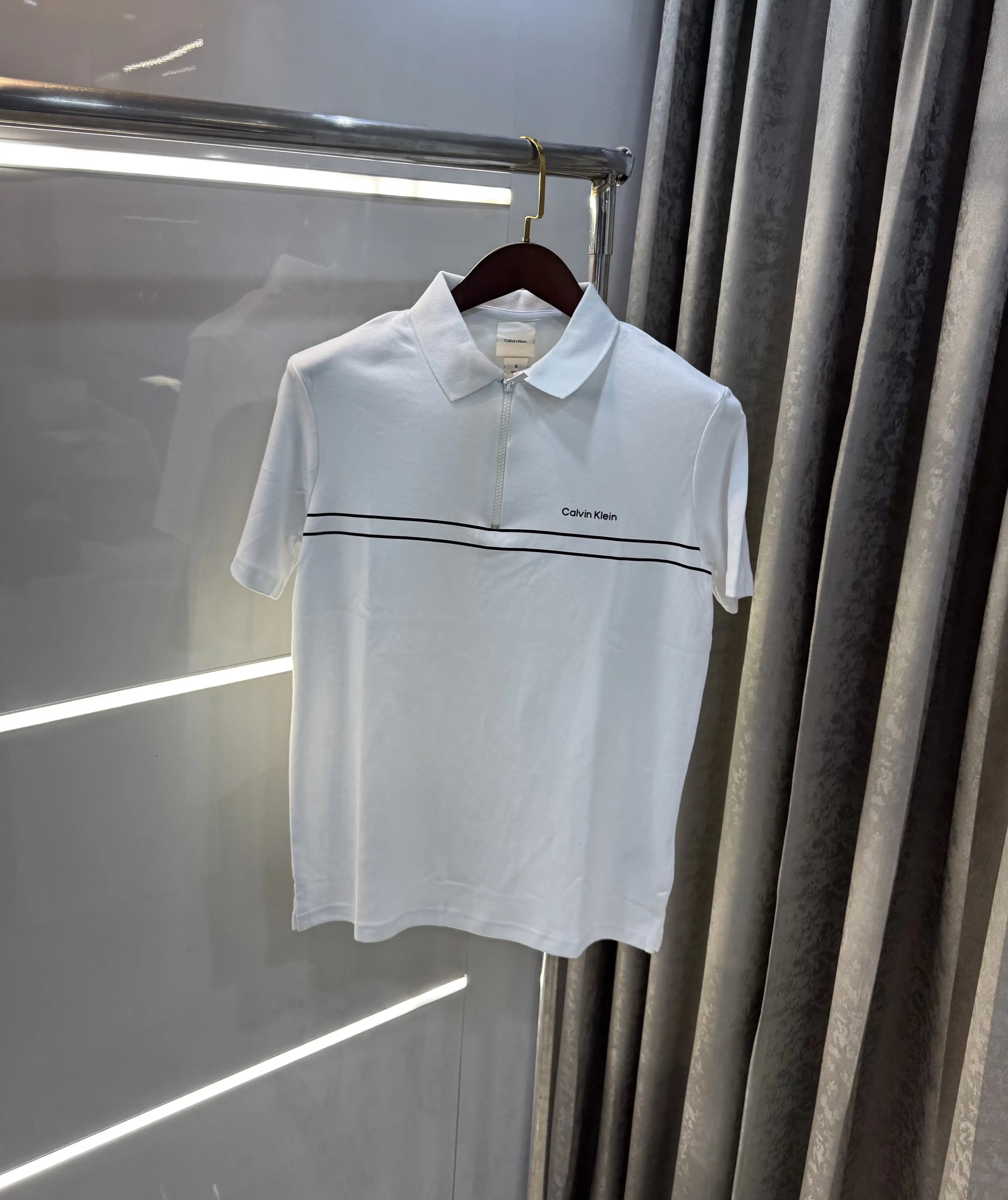 Calvin  Klein White Premium Polo T-Shirt Secondary image