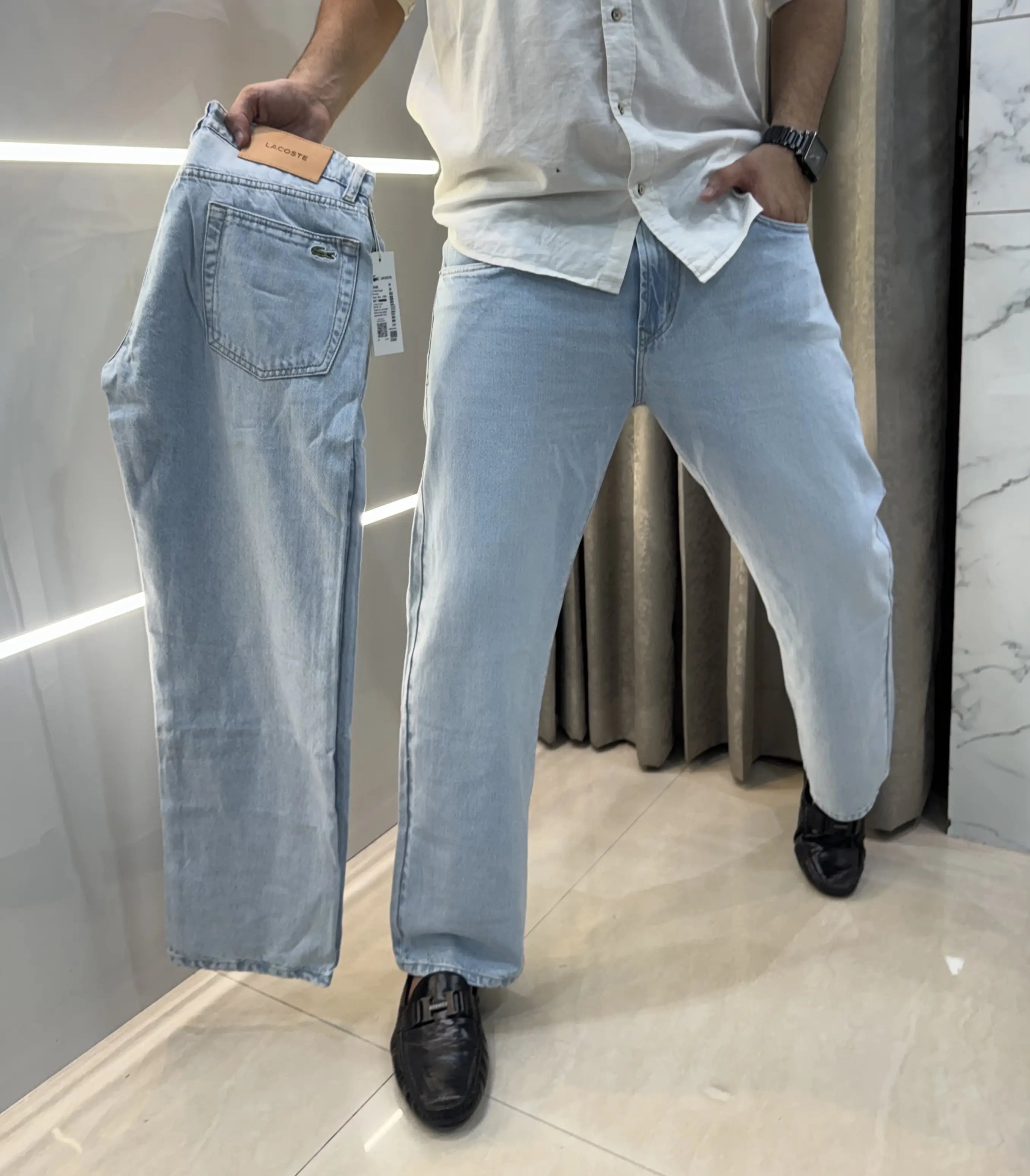 Lacost e Sky Blue Premium Classic Denim Secondary image