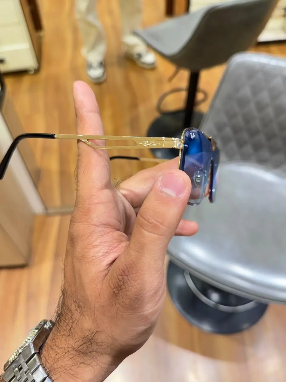 Rayban 24026 gold blue
