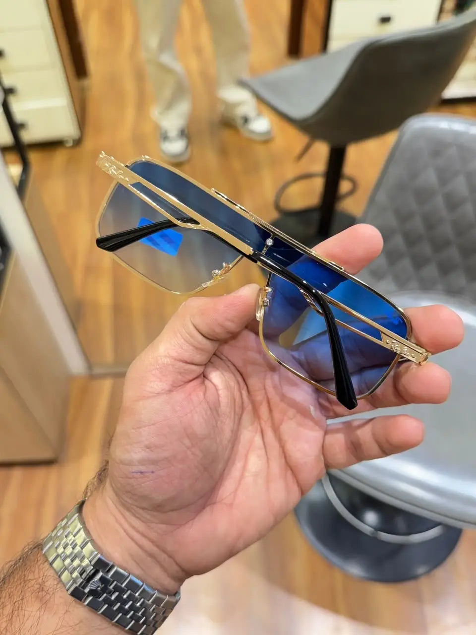 Rayban 24026 gold blue