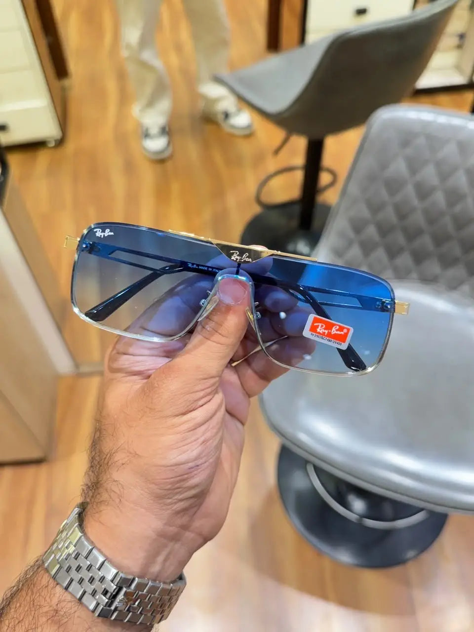Rayban 24026 gold blue