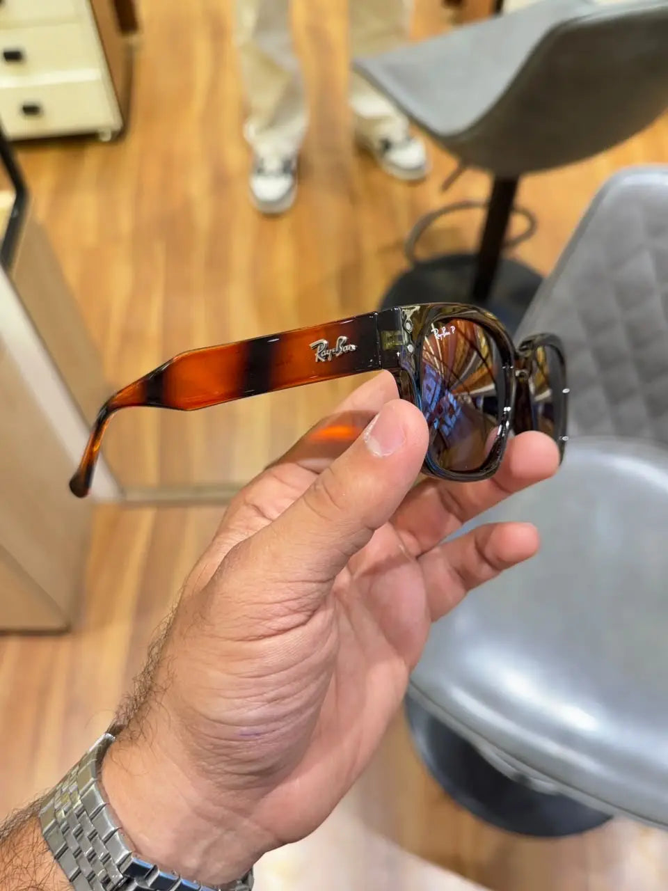 Rayban 7256 olive tiger brown