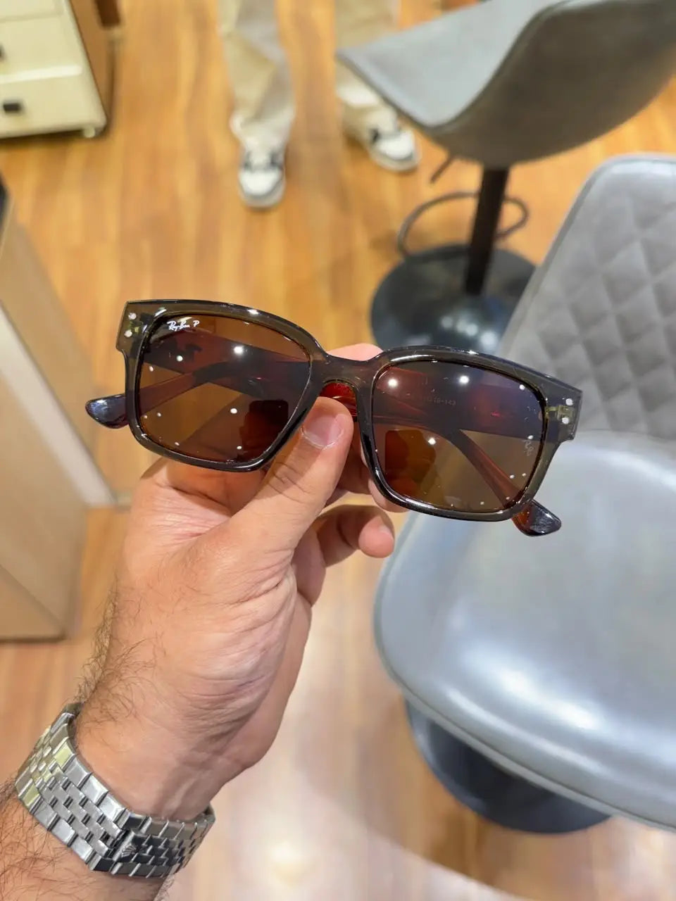 Rayban 7256 olive tiger brown