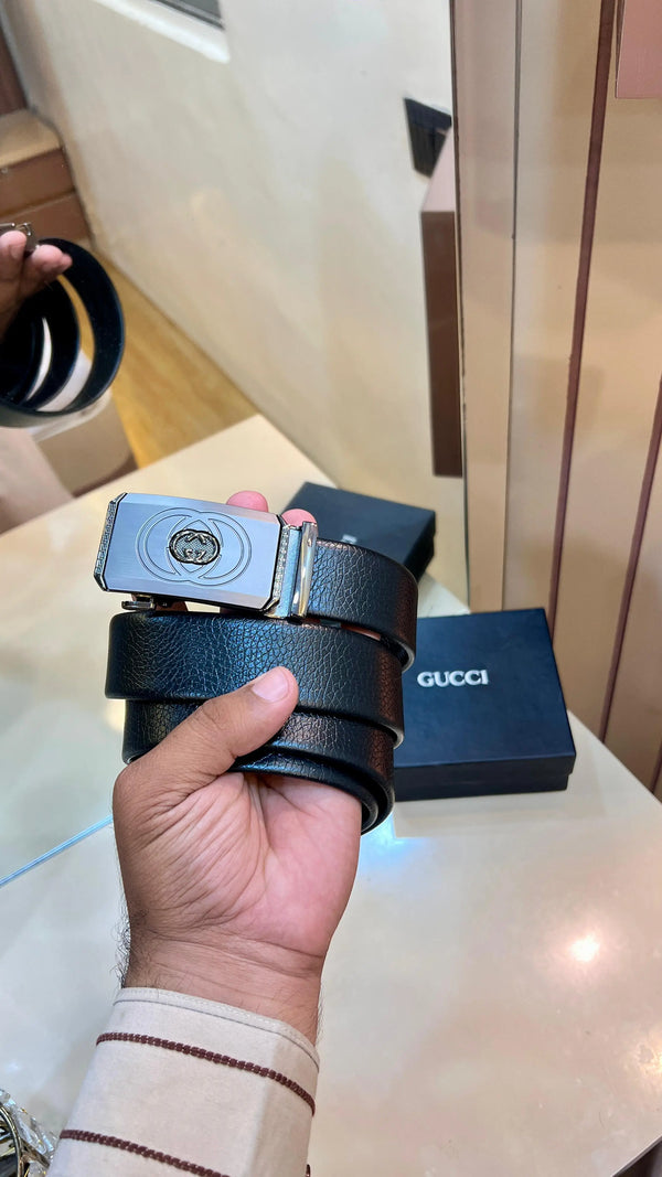 GG GUCCI PREMIUM QUALITY AUTOLOCK BELT WITH OG BOX GG-622