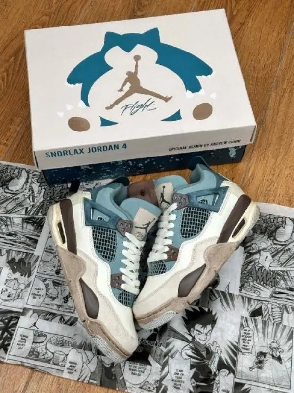Jordan Retro 4 Snorlax Custom Surplus Semi UA Secondary image